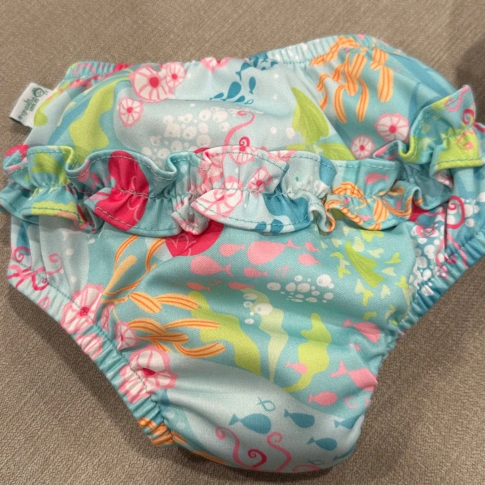 2 Green Sprouts Snap Reusable Absorbent Swimsuit Diapers